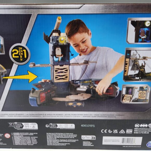 NEW DC Comics Batman Ultimate Transforming Batmobile Playset Toy Figure Glider L - Picture 13 of 16